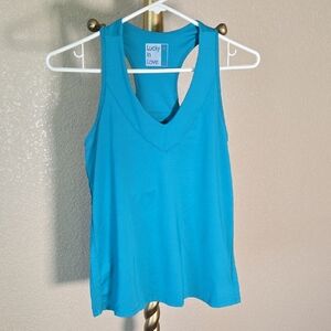 Lucky in Love Vibrant Blue Tank Top